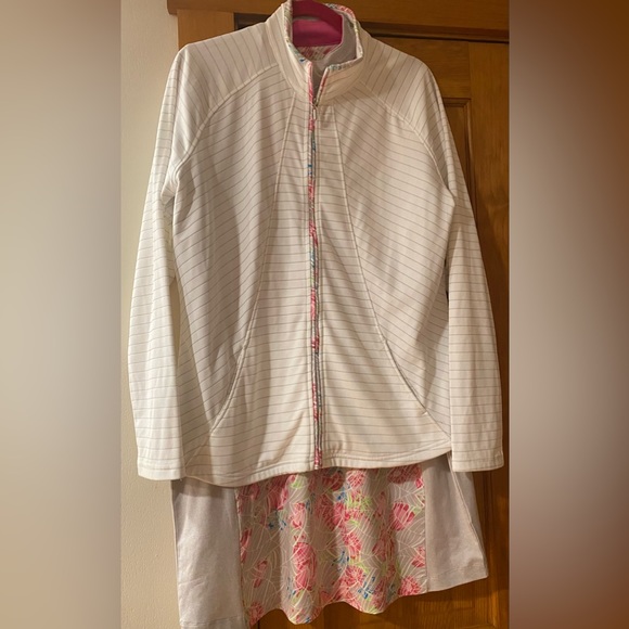 NEW 2PC Pebble Beach Dry-Luxe Perform Athletic Golf Exercise Dress Jacket XL - Picture 3 of 8